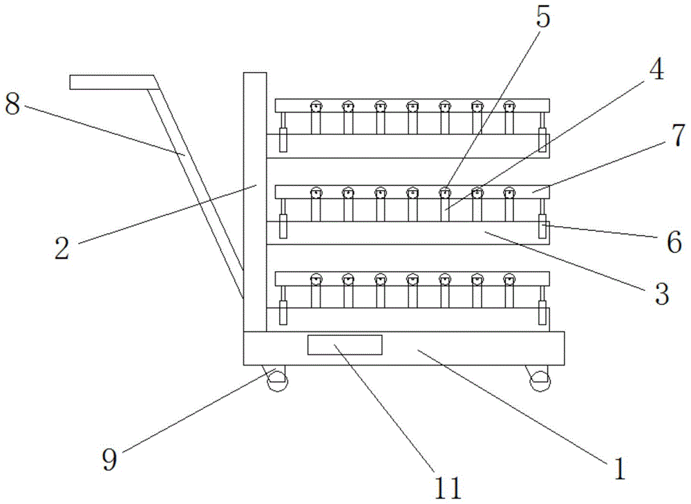 一种玻璃板输送车的制作方法