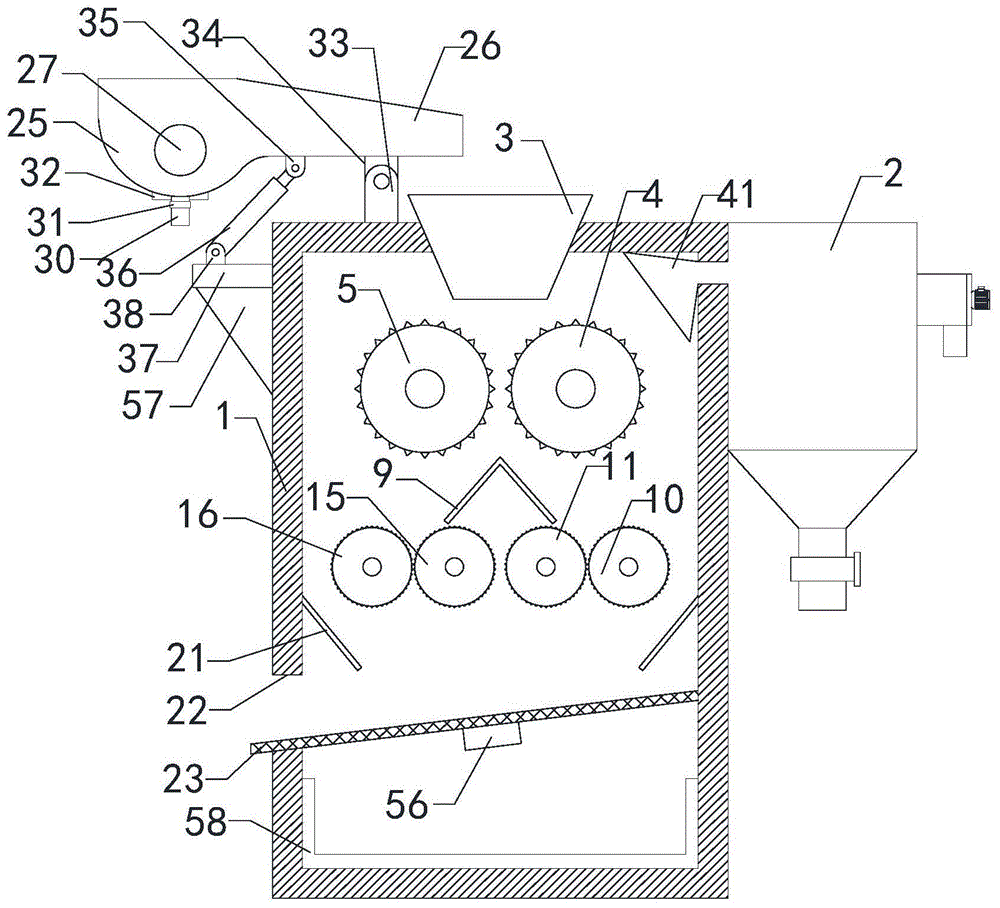 一种建筑垃圾粉碎分级处理装置的制作方法