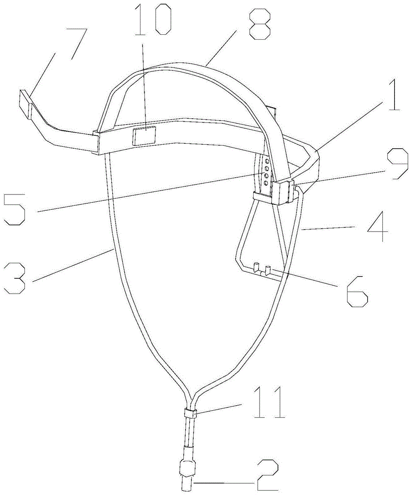 一种防脱落鼻氧管的制作方法