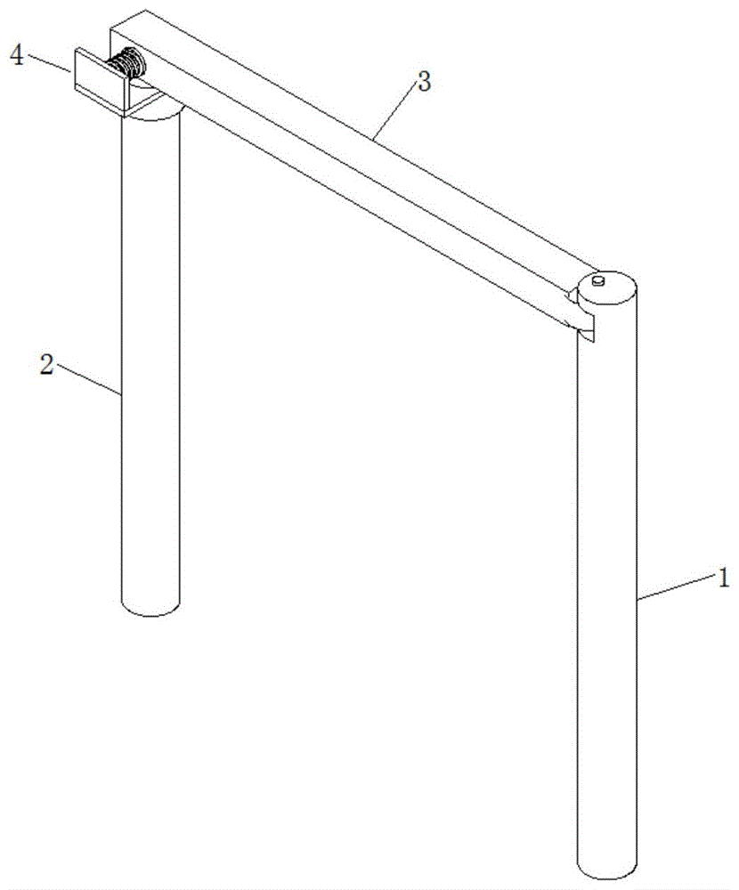 一种用于市政道路的安全限高杆的制作方法