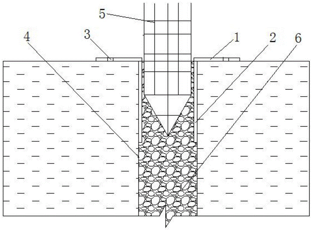 一种长螺旋钻孔压灌桩施工护筒的制作方法