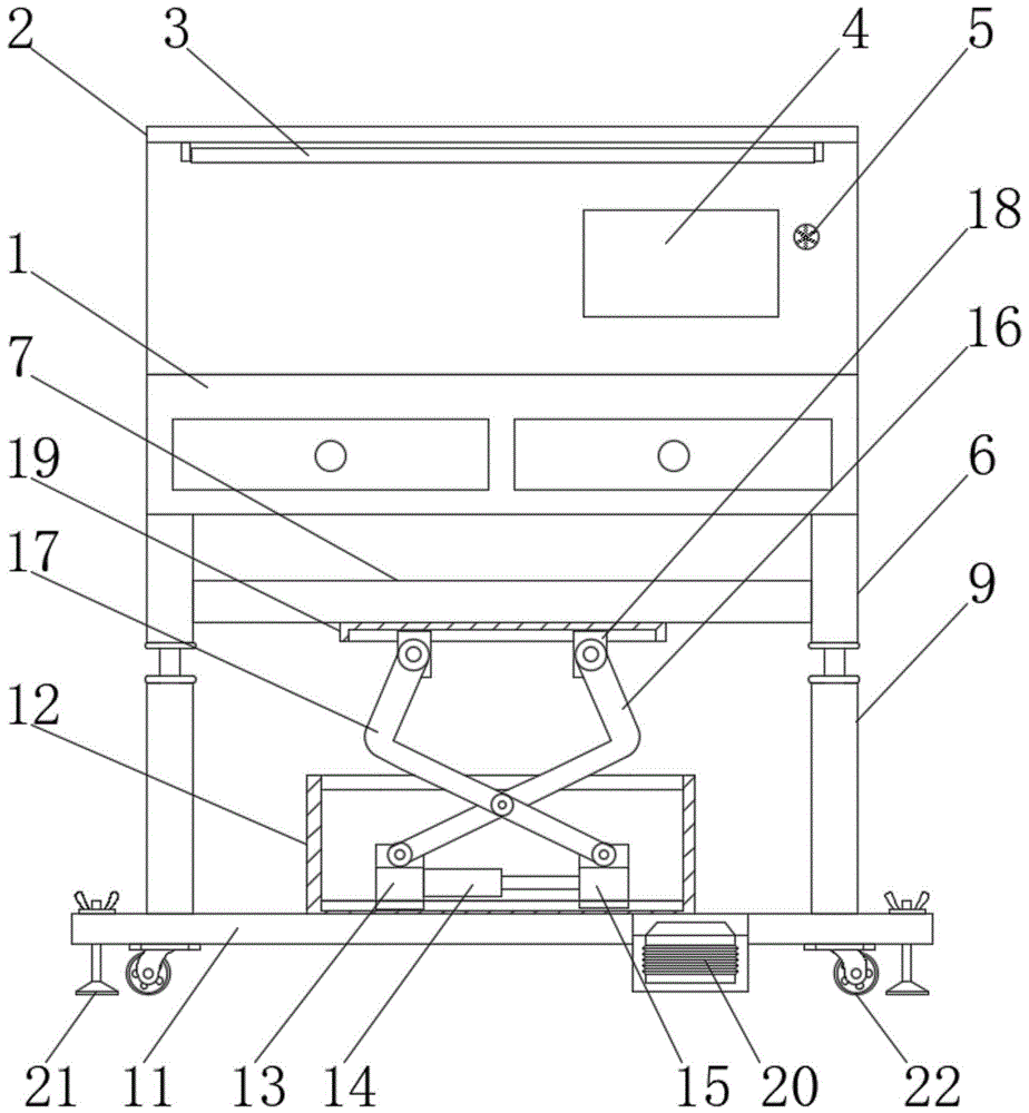 一种装配实训台架体结构的制作方法