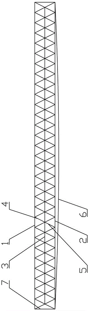 三层预应力网架的制作方法