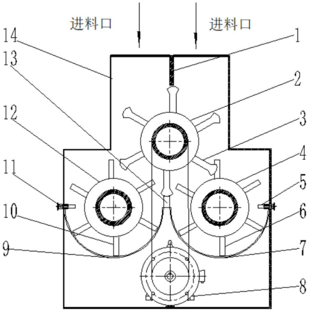 一种调速式三轴打叶器及其打叶方法与流程