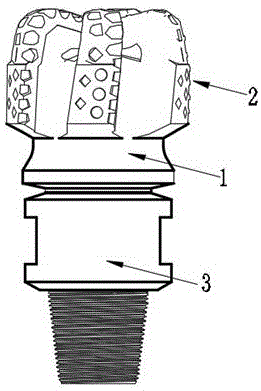 一种3d打印技术PDC钻头的制作方法