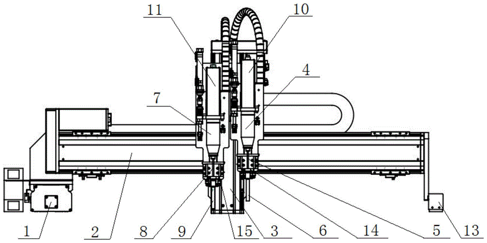 一种用于螺丝锁付机的双批杆式吸钉机构的制作方法