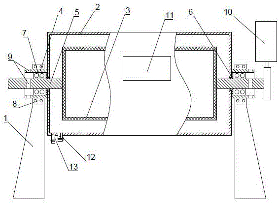 一种卧式缩绒机的制作方法