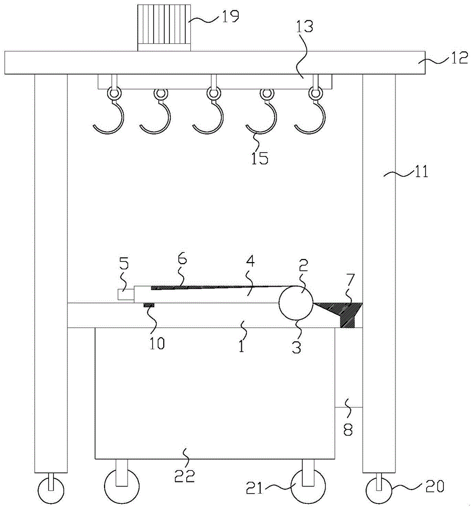 一种移动式肉羊屠宰分割架的制作方法