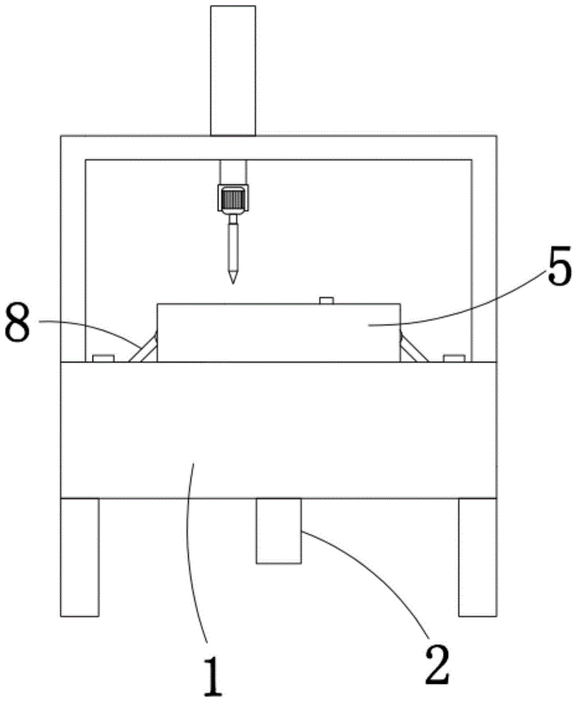 一种榨汁机手板用的冲压模具的制作方法