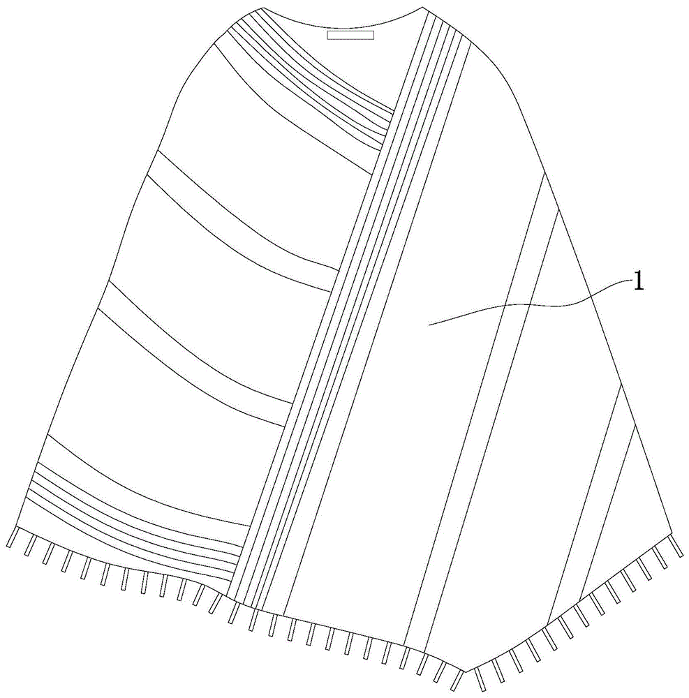 一种披肩的制作方法