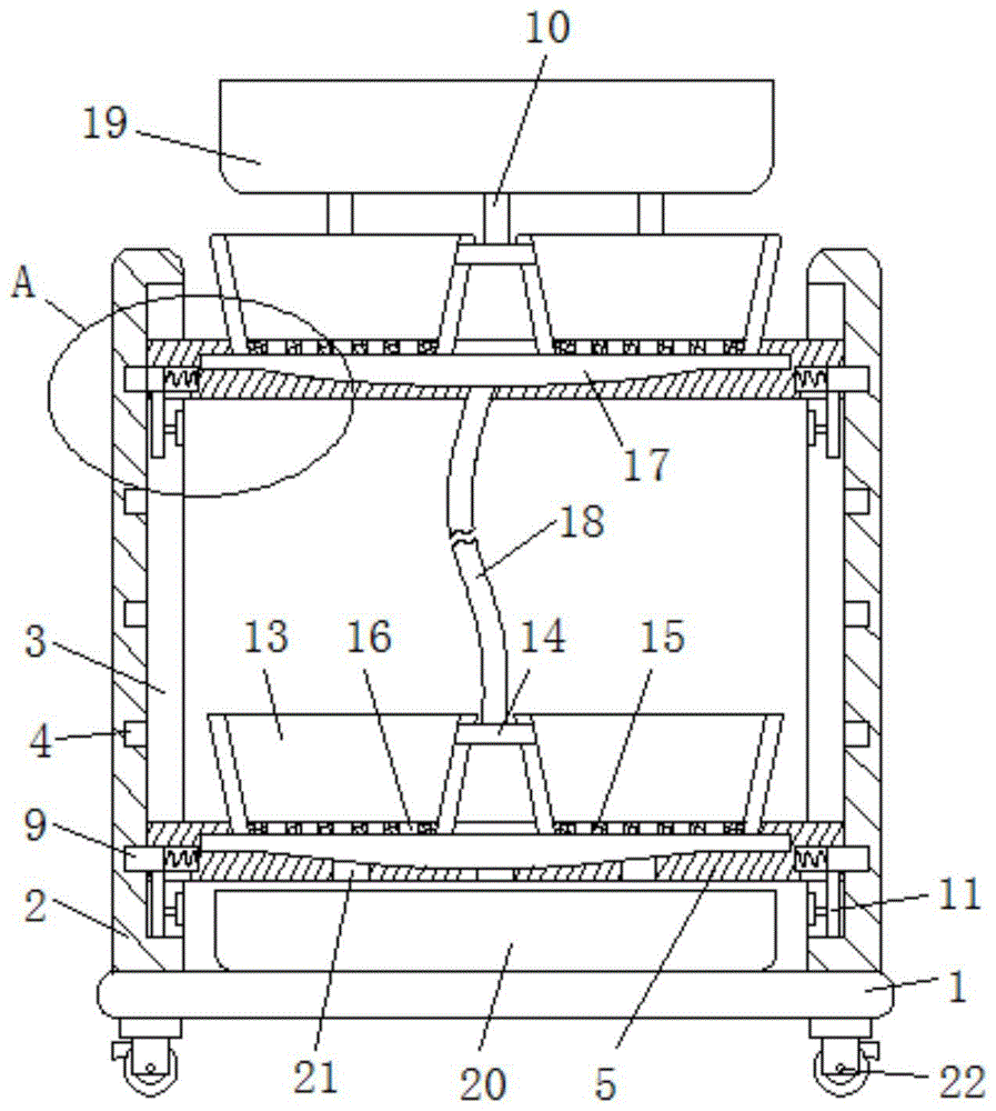 一种建筑用绿化支撑结构的制作方法