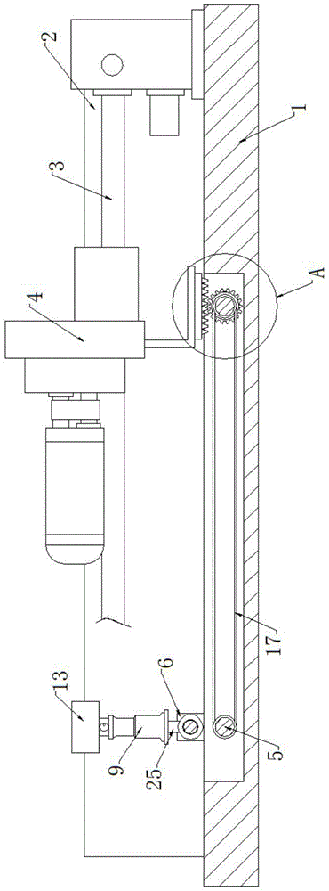 一种焊管专用飞锯机的管定位装置的制作方法