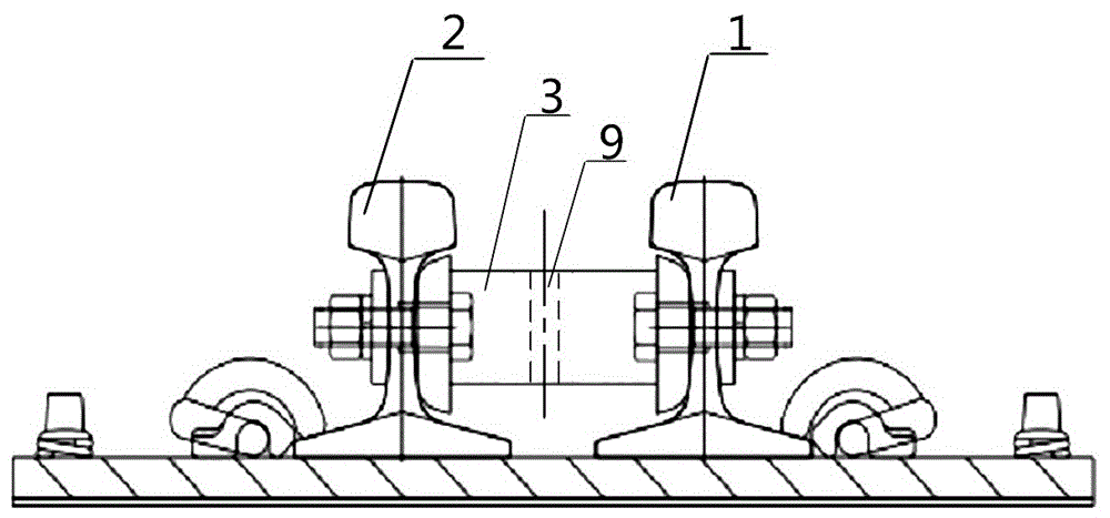 一种AS60kg/m脱轨道岔的制作方法