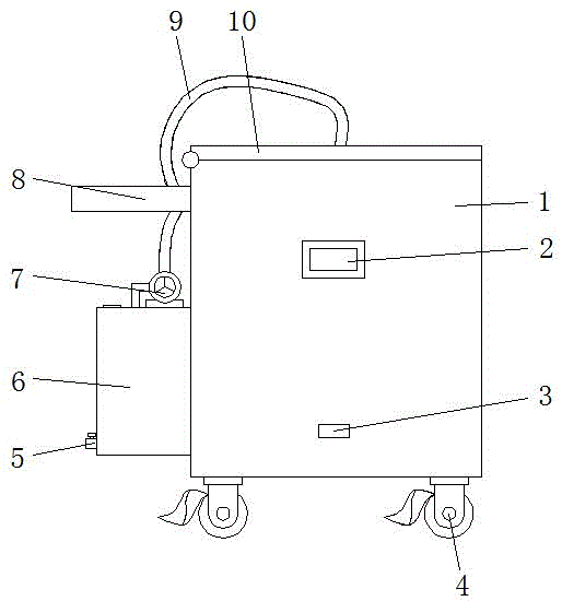 体育教学用乒乓球发球装置的制作方法