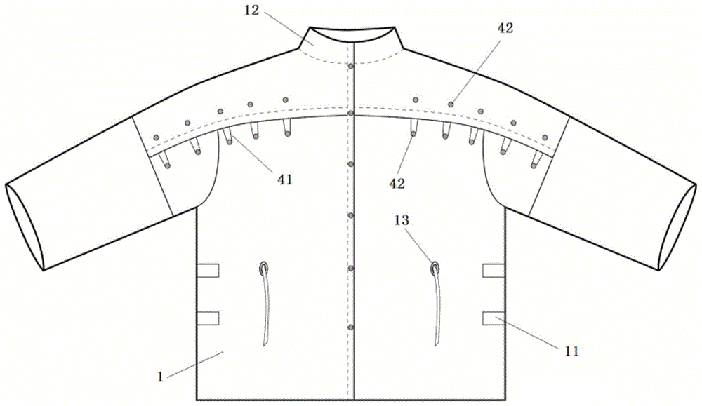 一种病号服的制作方法