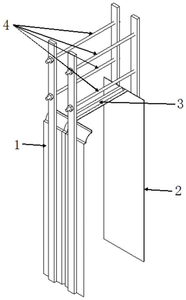 一种站石勾缝一次成型的模具的制作方法