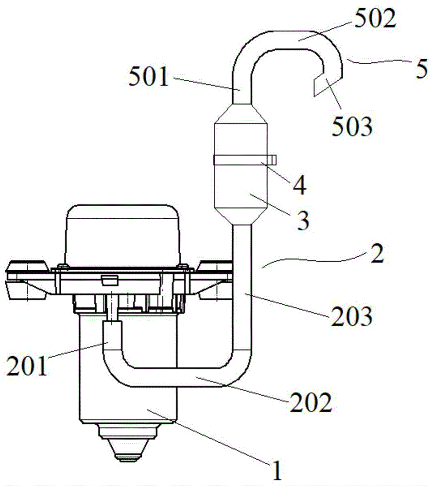 真空泵防水装置及汽车的制作方法