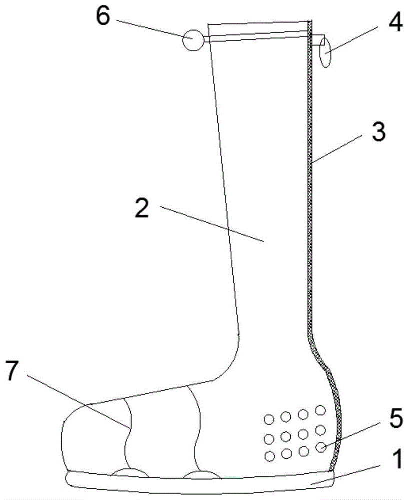 一种防水透气鞋套的制作方法