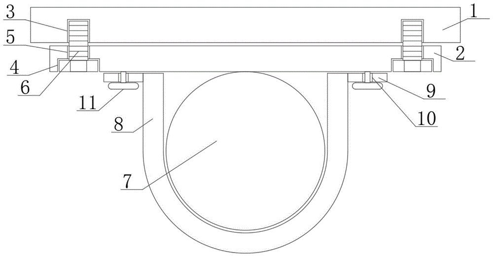 一种插管式空气预热器安装用定位装置的制作方法