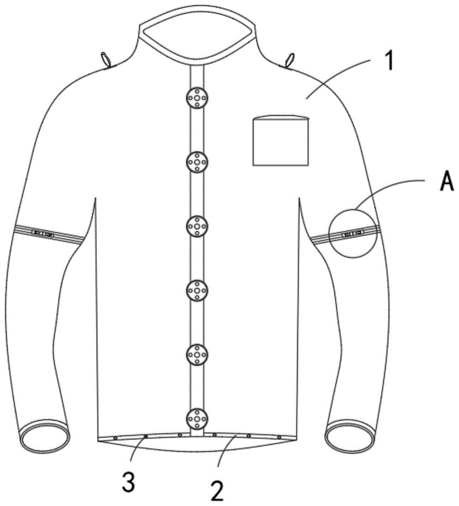 一种腹部外科用的改良型病员服的制作方法