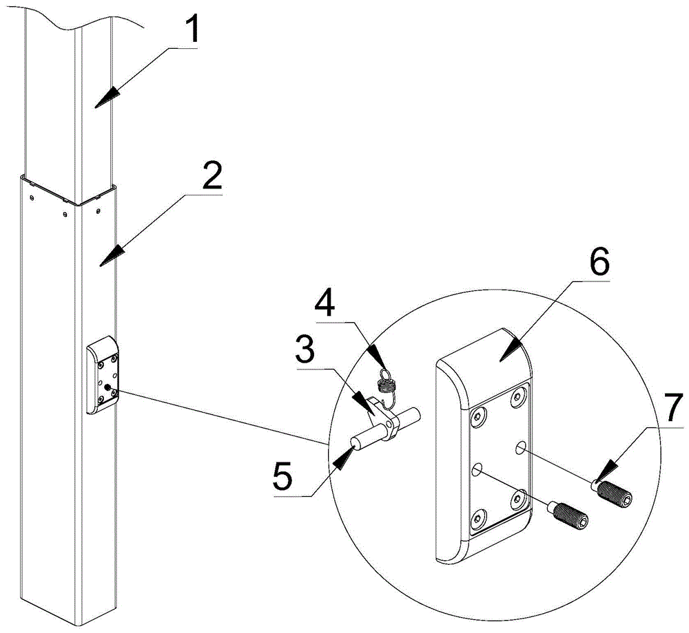 一种升降桌用简易升降柱的制作方法