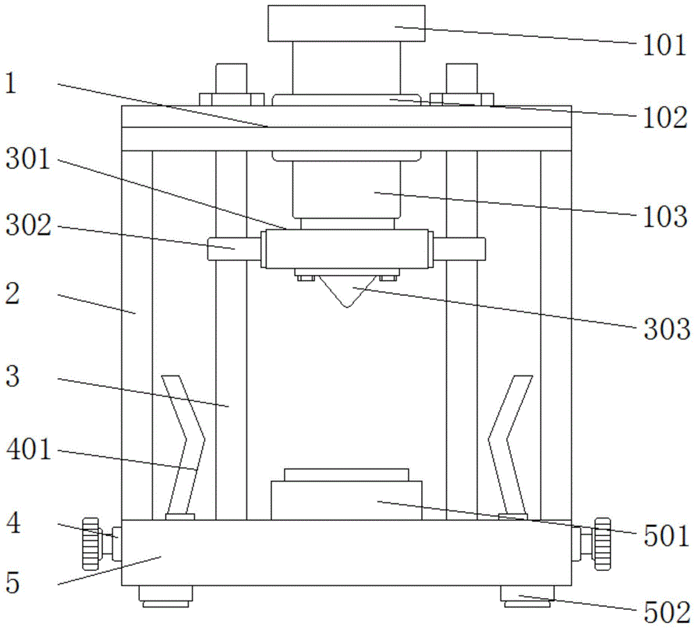 一种建筑工程检测用抗压夹具的制作方法