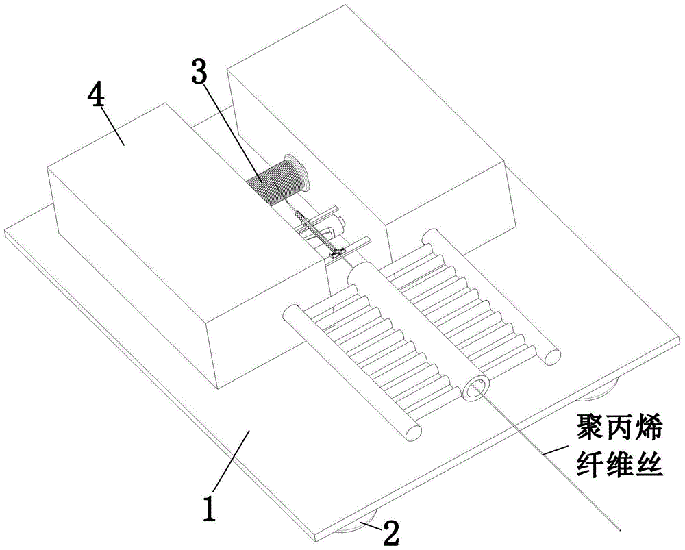 一种聚丙烯纤维丝制作加工系统的制作方法