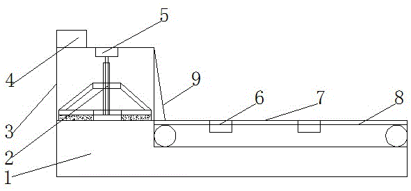 一种吡唑醇用压滤机均匀布料装置的制作方法