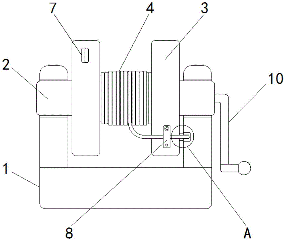 一种带有收卷机构的灯带的制作方法