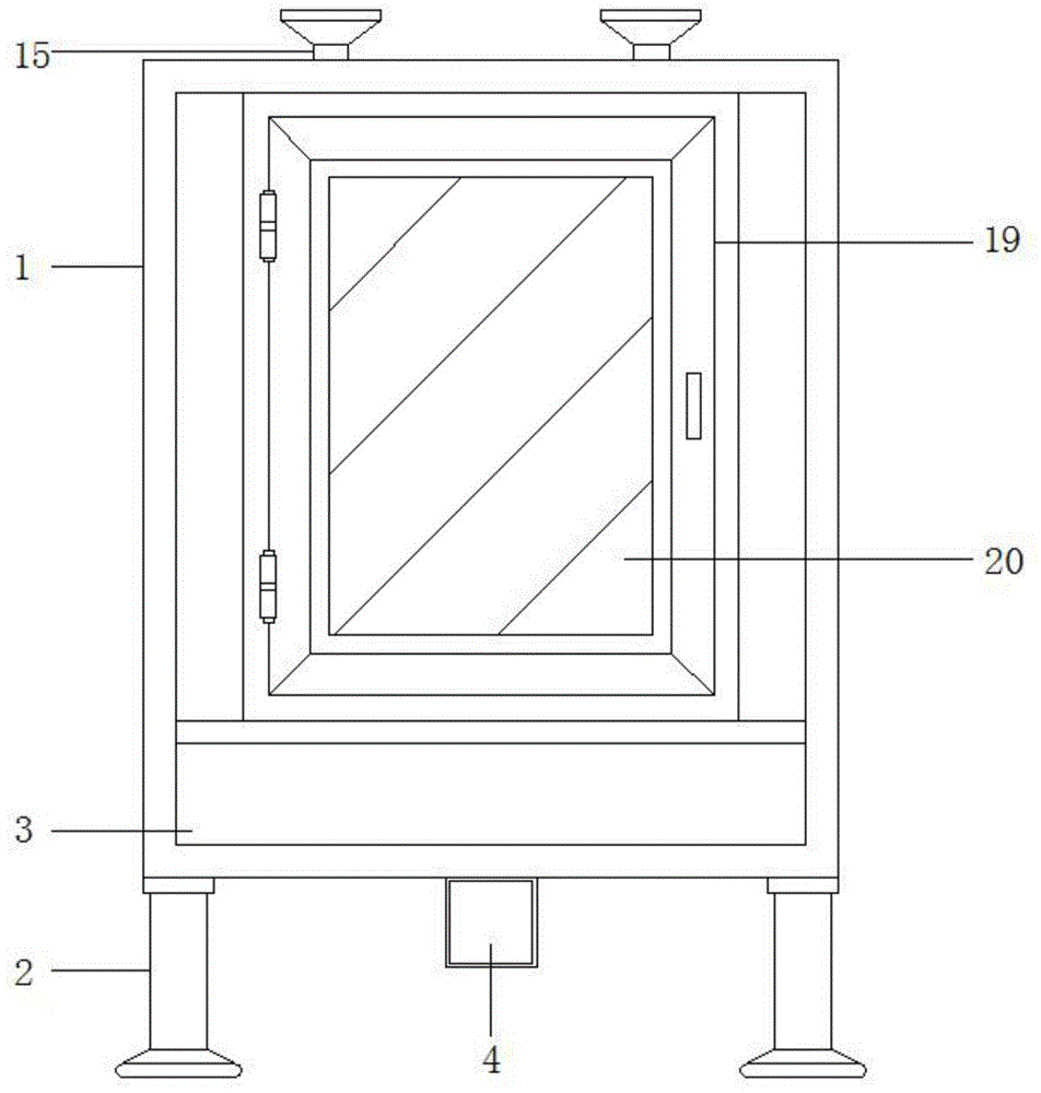 一种布料加工用存放装置的制作方法