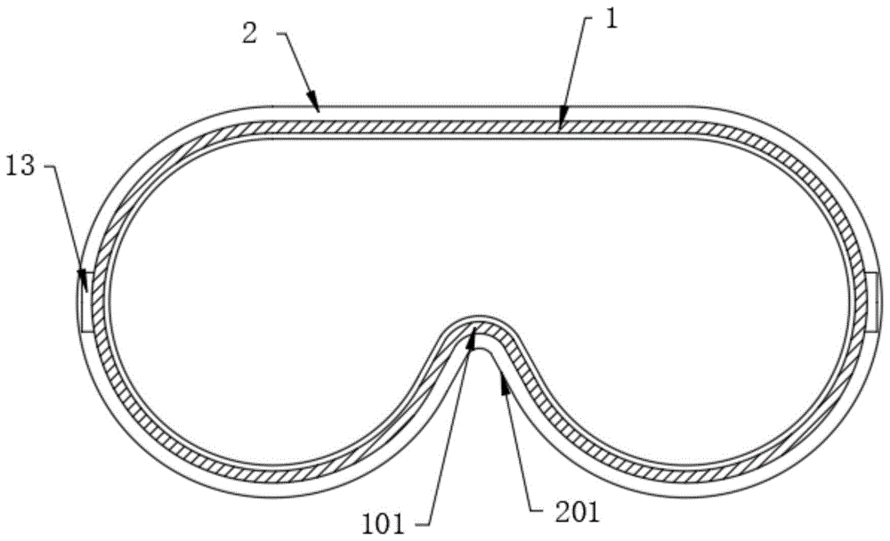 充气医用护目镜的制作方法