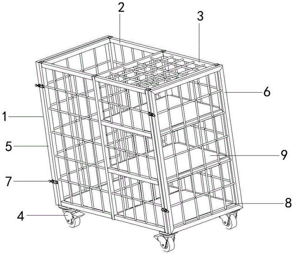 一种体育课用体育教学器材推送车的制作方法