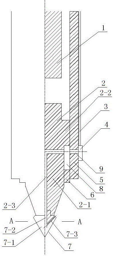 具有自升压强力逆向喷水机构的夯击锤的制作方法