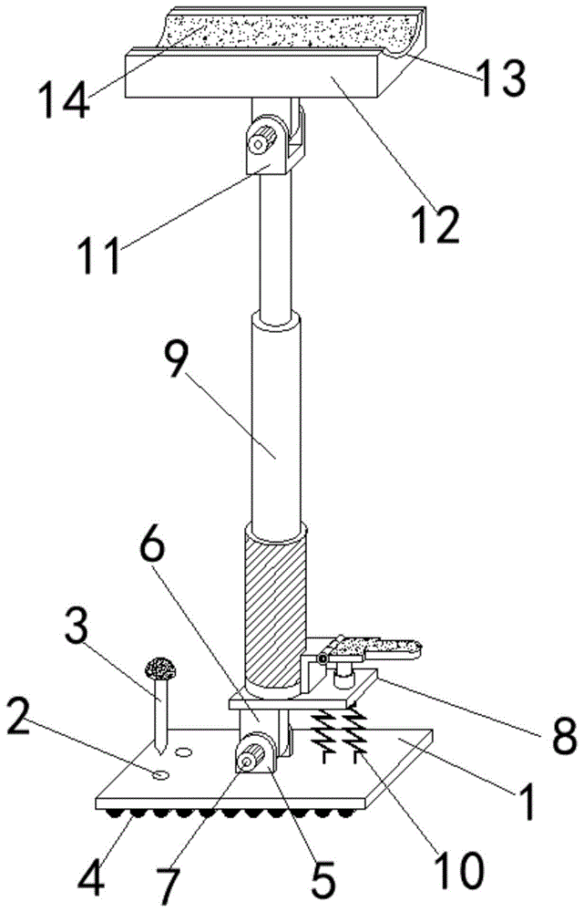 一种液压支架立柱安装辅助装置的制作方法