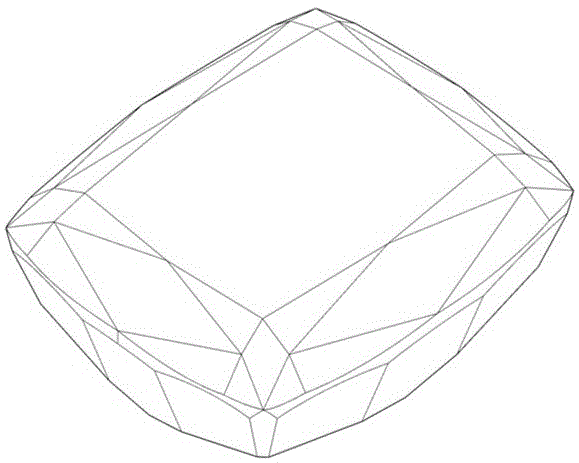 一种闪度更高的枕形宝石的制作方法