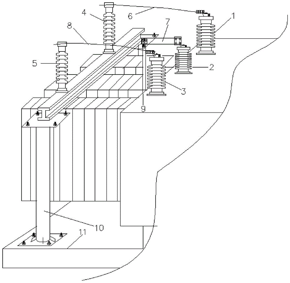 一种自耦变压器软母线承力结构的制作方法