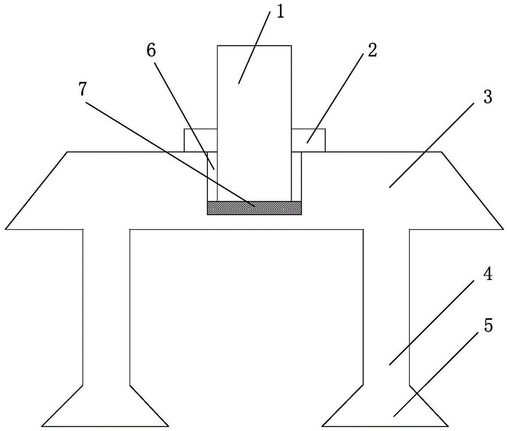 一种框架柱防震桩基结构的制作方法