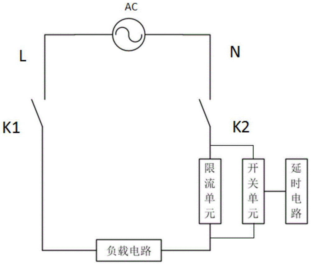 一种应用于光伏储能系统的防冲击电流保护电路的制作方法