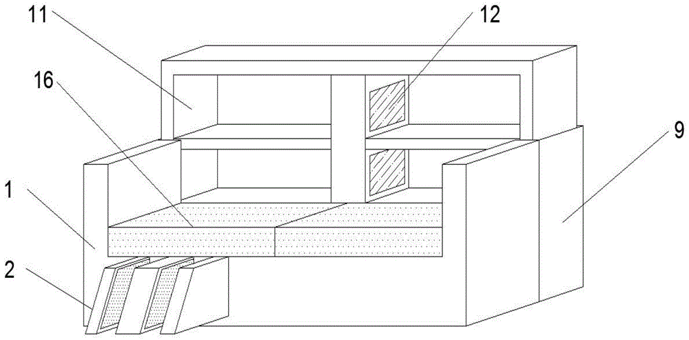 一种智能化隐藏式组合家具的制作方法