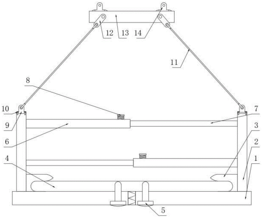 一种新型建筑施工用的吊篮装置的制作方法