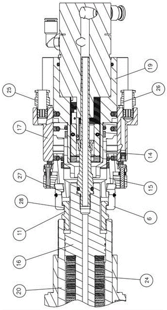 一种电主轴的换刀卸荷结构的制作方法