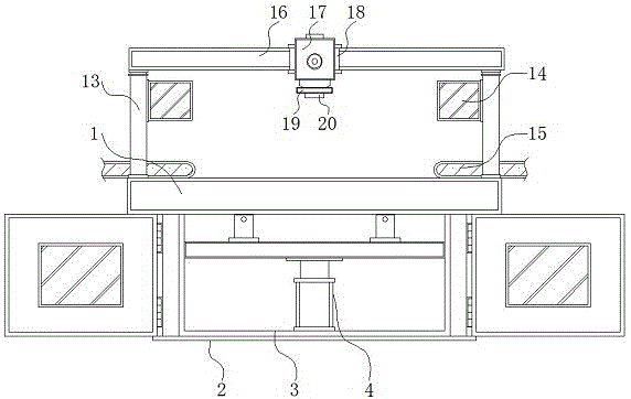 一种具有自动送料结构便于定位的机械零件尺寸检测装置的制作方法