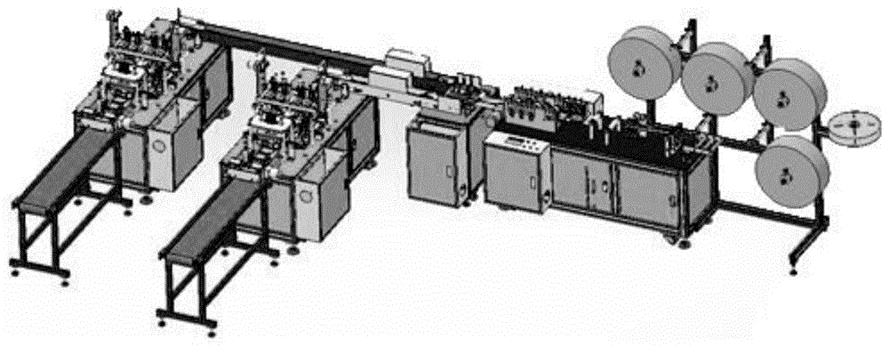 一拖二口罩生产线的制作方法