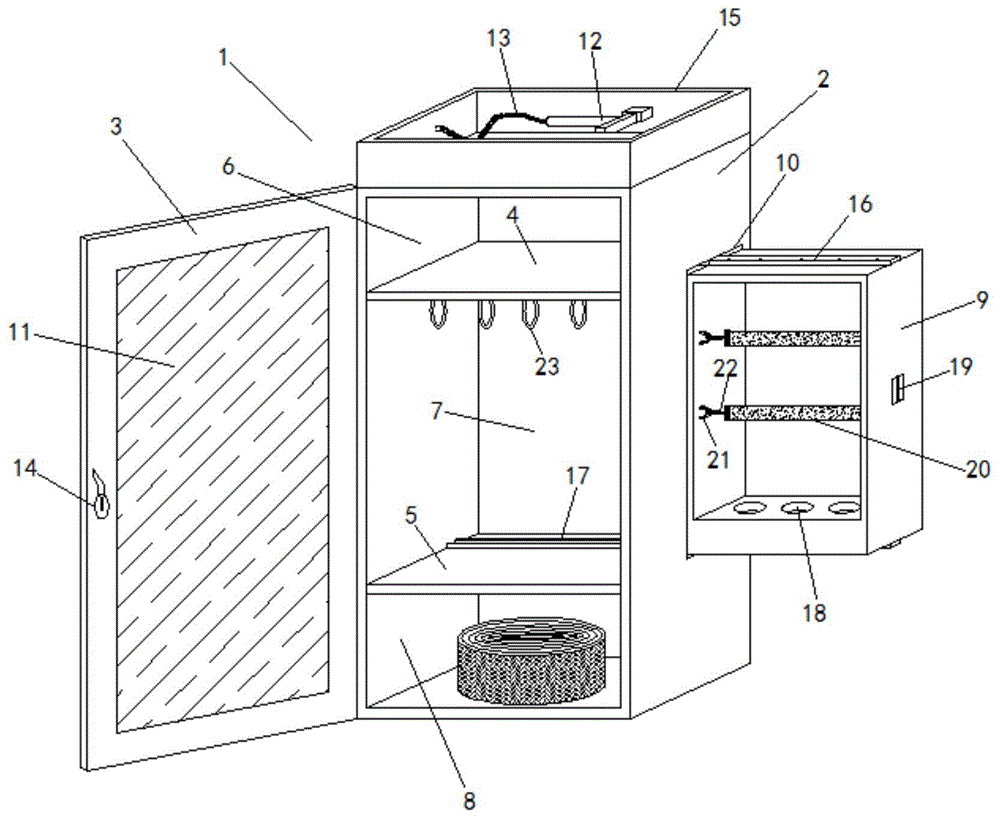 一种建筑用消防柜的制作方法