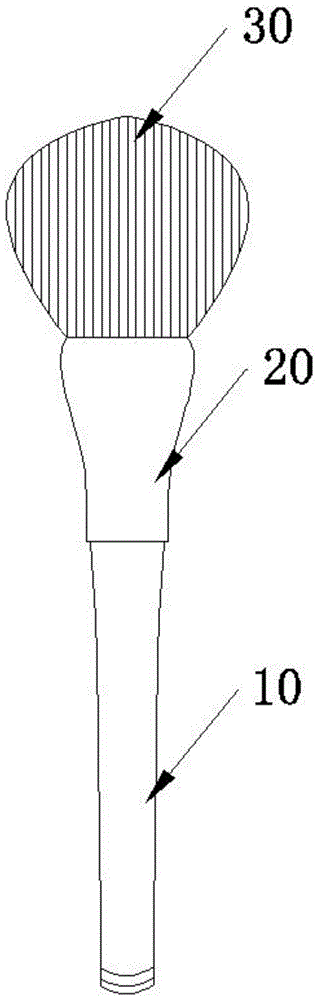 一种新型化妆刷的制作方法