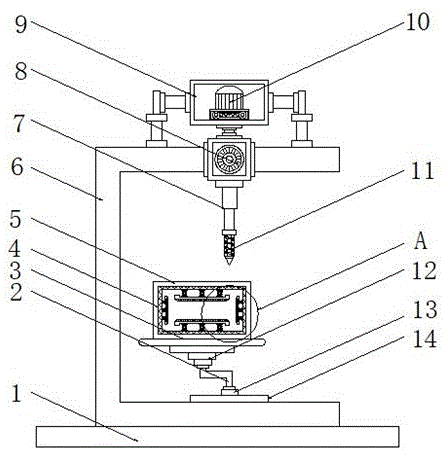 一种建筑装潢用瓷砖打孔装置的制作方法