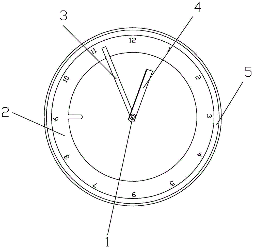 一种瓷砖墙面用吸附式挂钟钟壳的制作方法