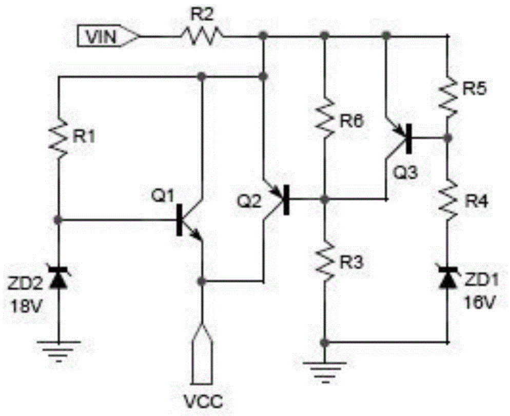 DC-DC适配器低压输入启动线路的制作方法