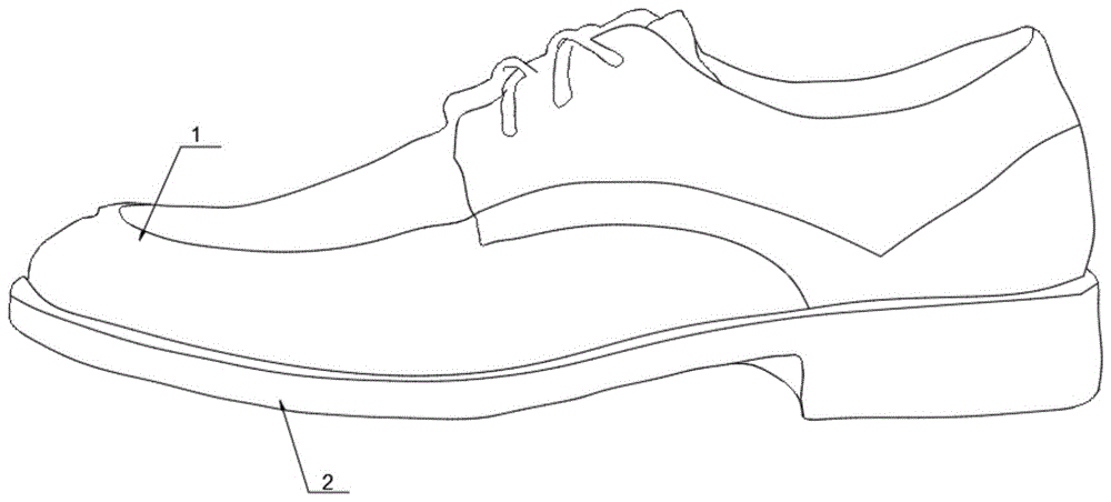 一种带防臭功能的皮鞋的制作方法