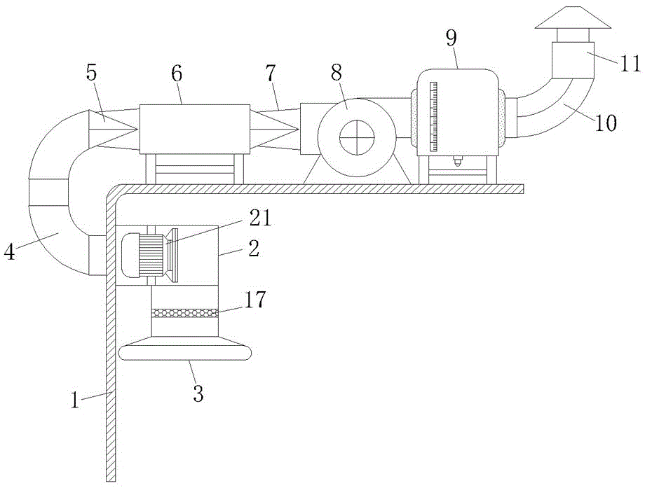 一种餐厅用空气净化器的制作方法